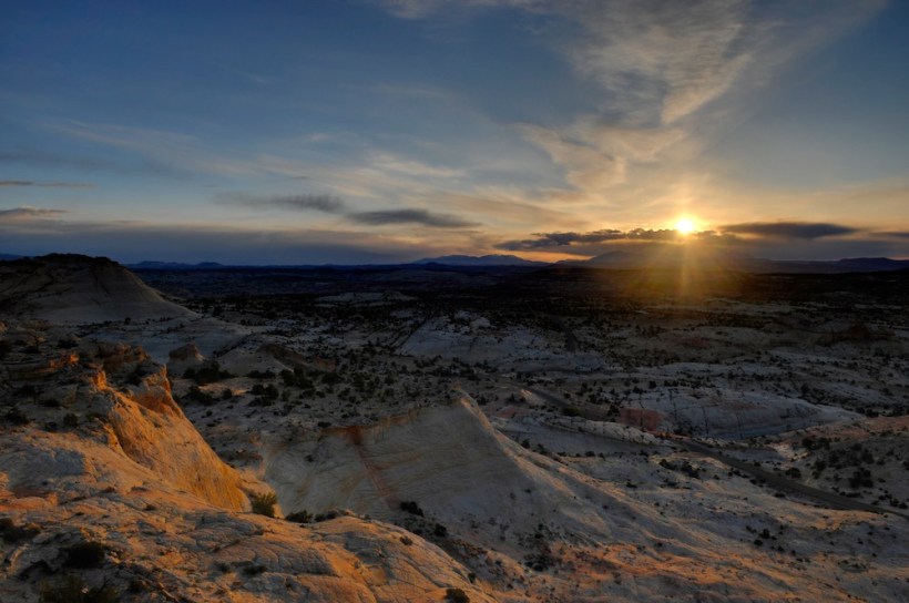Sonnenaufgang über dem Capitol Reef National Park