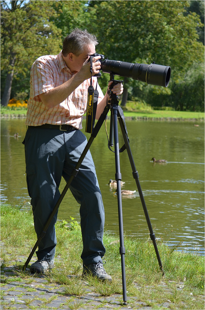 Das bin ich mit meinem liebsten Objektiv