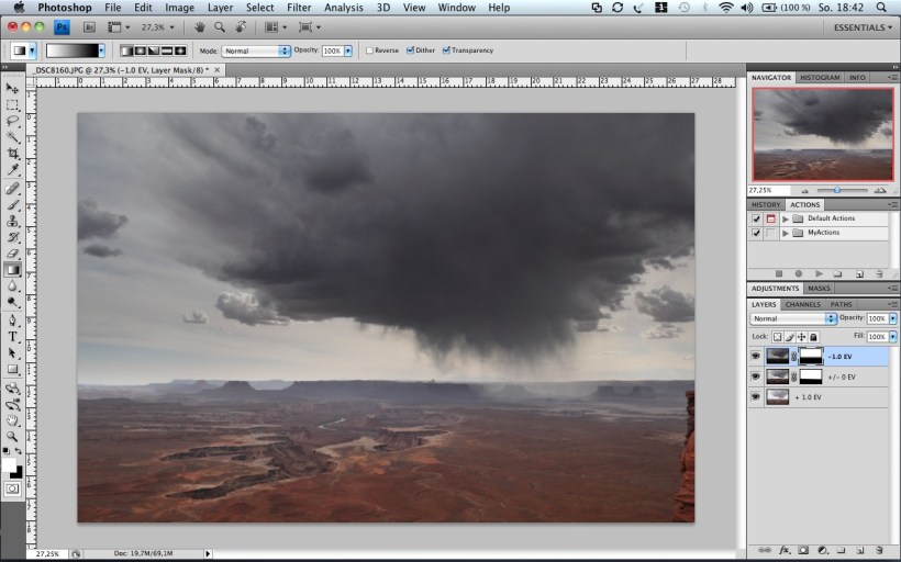 Composing in Photoshop