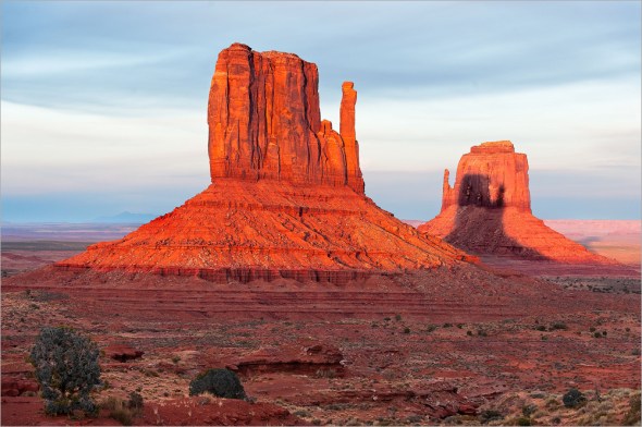 The Vasenius Shadow at Monument Valley