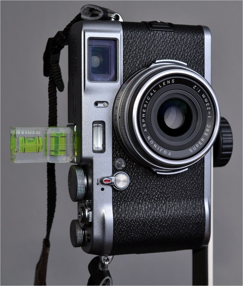 Fuji X100 mit Nodalpunkt-Adapter I