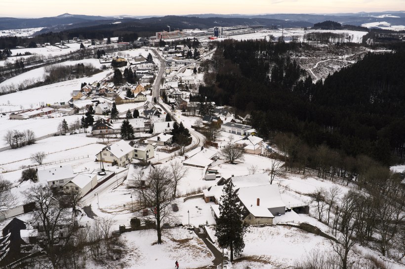 Eifelblick vom Turm der Nürburg
