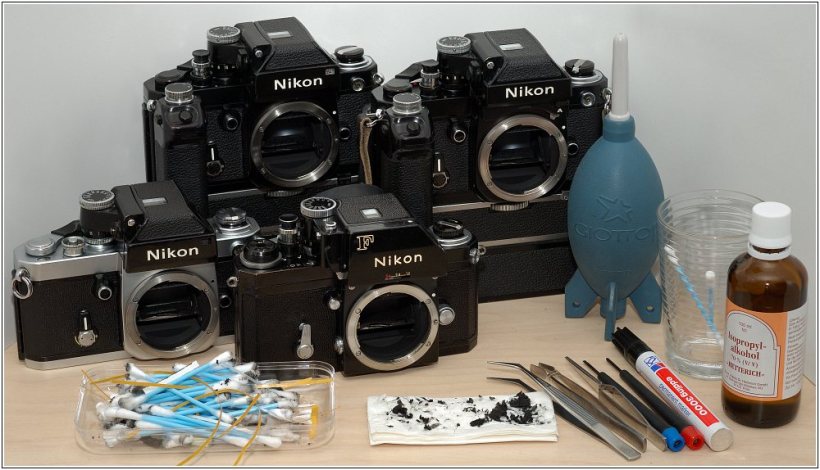 Nikon F2 - Lichtdichtungen erneuern