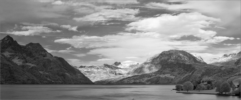 Fuji X100 - Infrarot Sunset in Buochs am Vierwaldstätter See