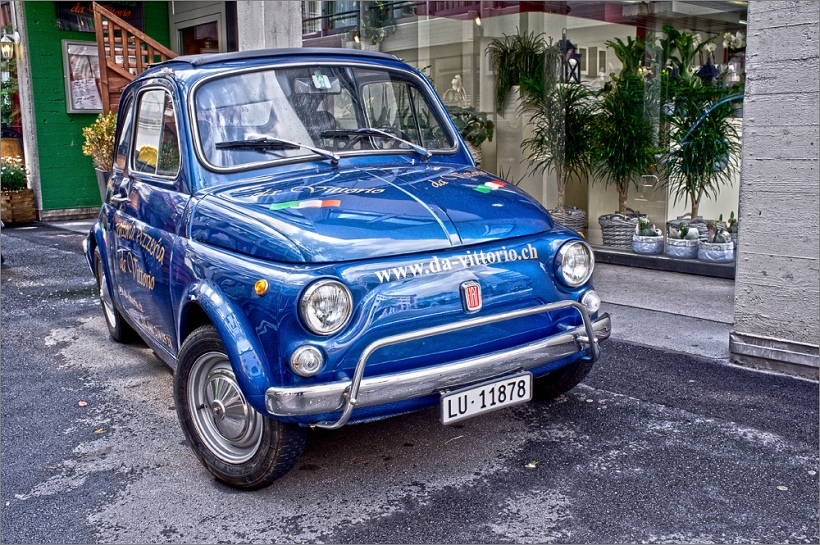 Fiat 500 mit Fuji Finepix X100