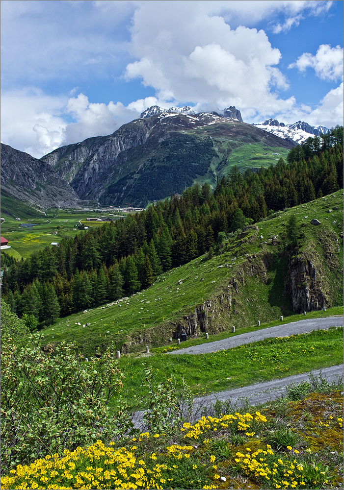 Unterwegs auf dem St. Gotthard Pass mit Fuji X100