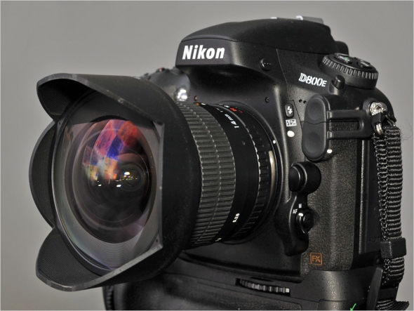 Nikon D800E mit SAMYANG 2.8/15mm