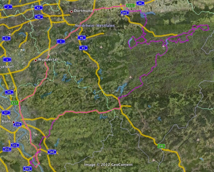 Sauerland Tour - Übersicht