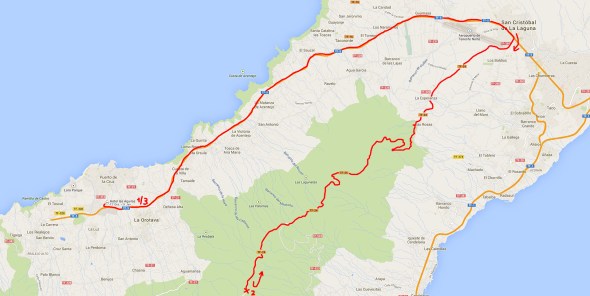 Anfahrt-Teide-La-Esperanza