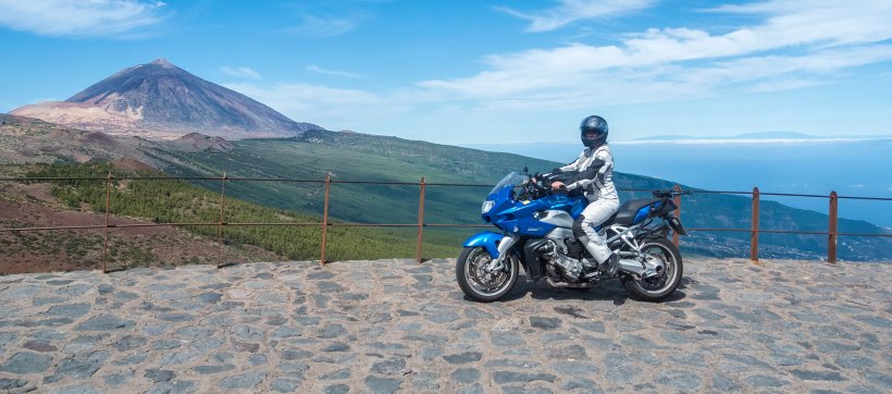100 Days of Freedom, Motorrad, Abenteuer, BMW, K1200, Motorradreise, Teneriffa, Kanaren, Pico del Teide